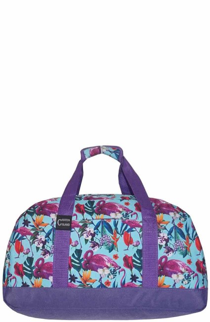 Flamingo Printed Duffle Bag-FM2520/PUR